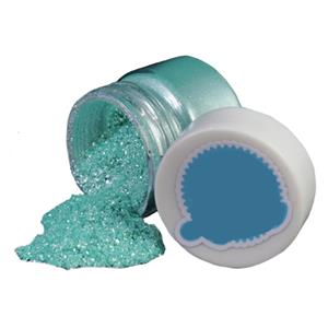Glitter Comestível Azul Turquesa, 10 ml.