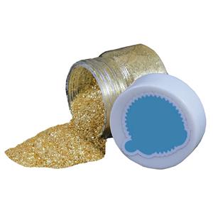 Glitter Comestível Dourado, 10 ml.