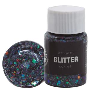 Glitter em Gel Preto