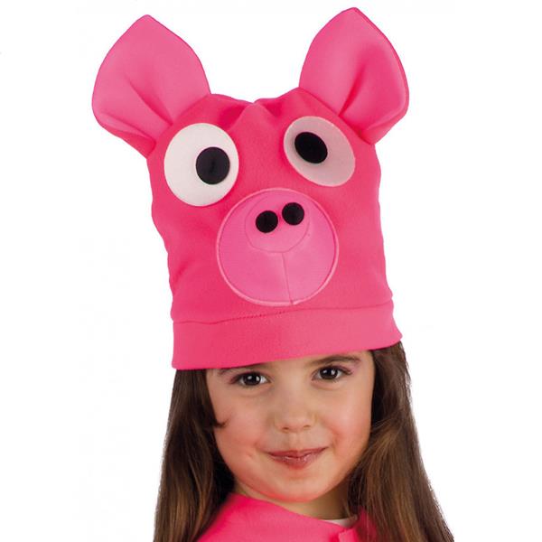 Gorro Porquinho Rosa, Criança