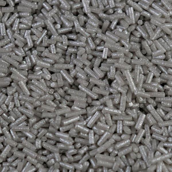 Granulado Prateado Brilhante, 250 gr.