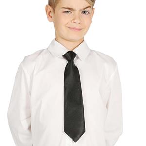 Gravata Preta Criança, 30 cm
