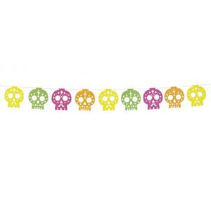 Grinalda Caveiras Catrina Multicolor, 2 mt
