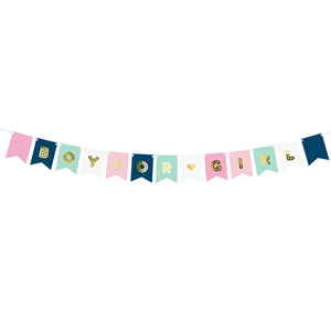 Grinalda Colorida Boy or Girl, 175 Cm