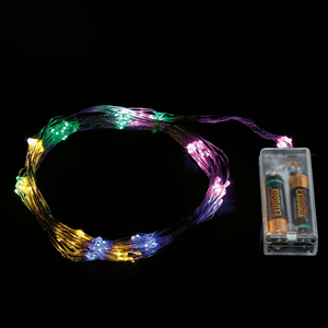 Grinalda de 70 luzes de Natal Led Multicolor, 90 cm