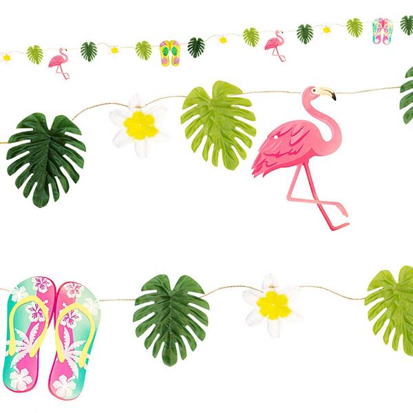 Grinalda Decorativa Tropical Havaiana, 3,6 mt