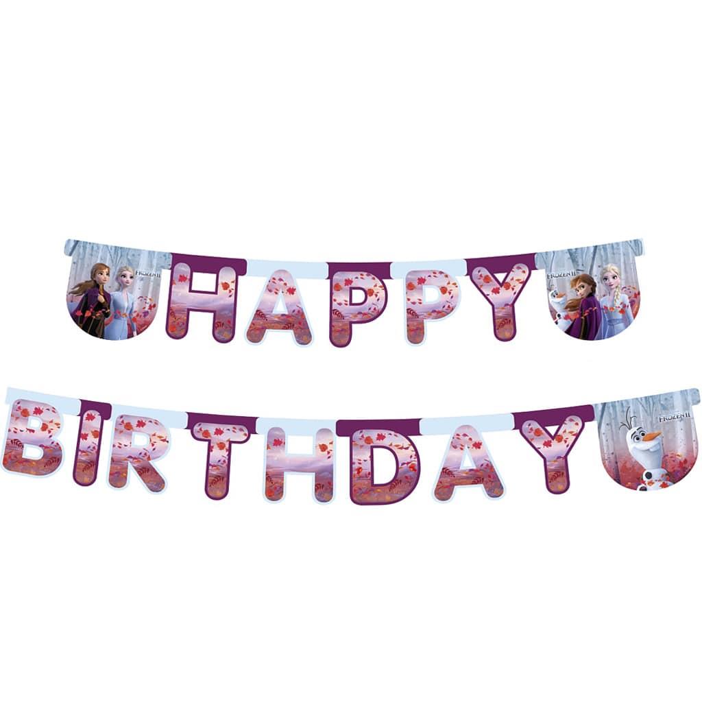 Grinalda Frozen II Happy Birthday, 200 cm