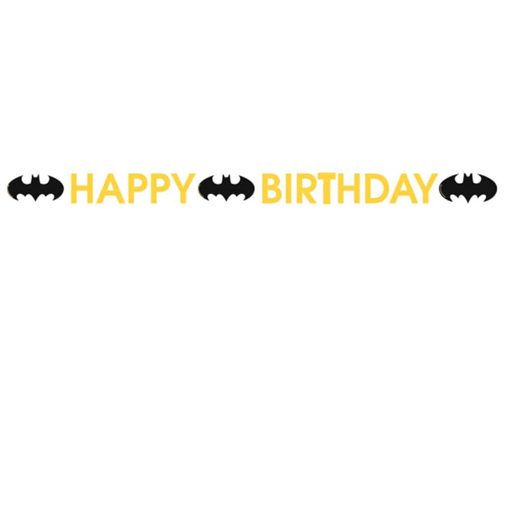 Grinalda Happy Birthday Batman, 1,80 mt