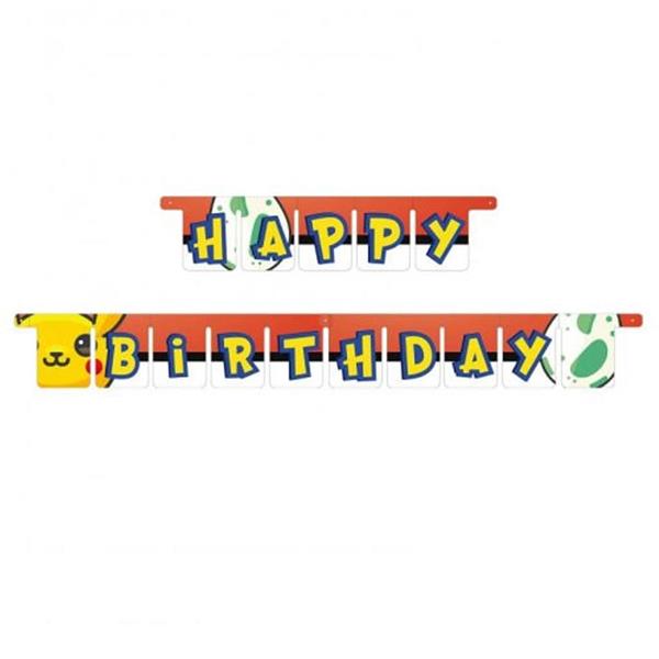 Grinalda Happy Birthday Pokémon Funny Go, 2,10 mt