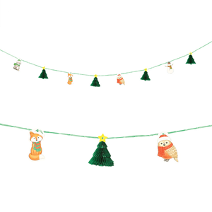 Grinalda Natalícia com Figuras em Cartão, 365 Cm