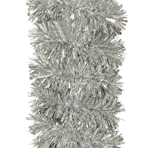 Grinalda Prateada de Natal, 180 Cm