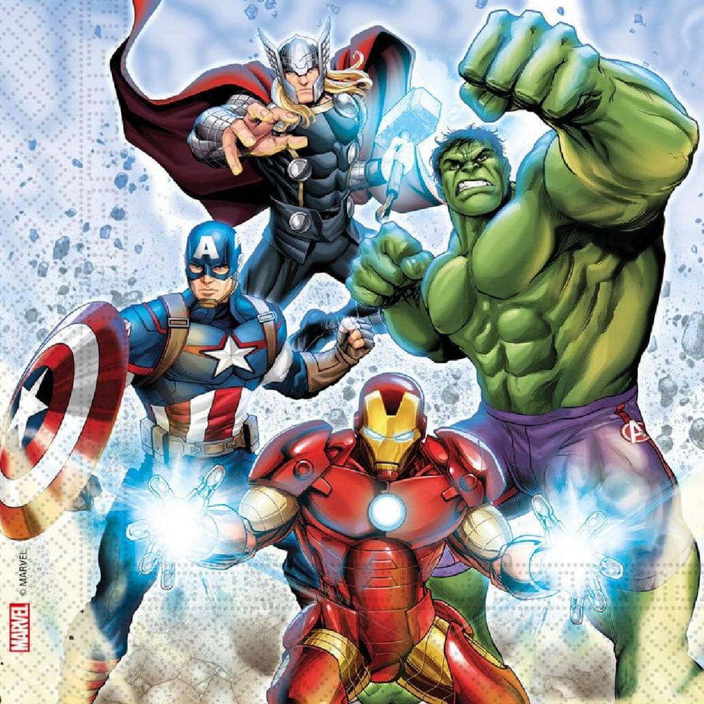 Guardanapos Avengers Infinity Stones, 20 unid.
