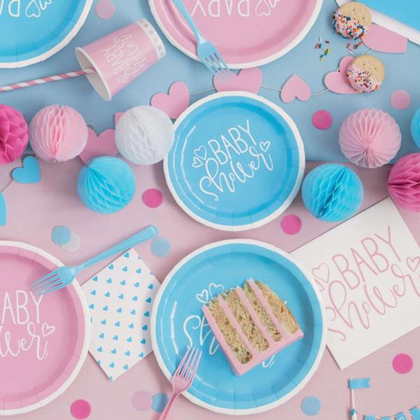 Guardanapos Baby Shower Rosa, 16 unid.