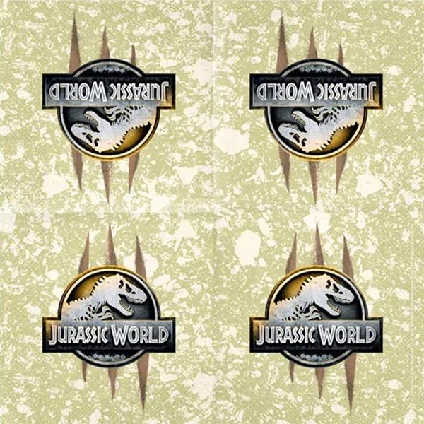 Guardanapos Dinossauro Jurassic World, 20 unid.