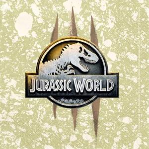Guardanapos Dinossauro Jurassic World, 20 unid. Guardanapos Dinossauro Jurassic World, 20 unid.