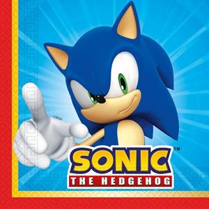 Guardanapos Festa Sonic The Hedgehog, 20 unid.