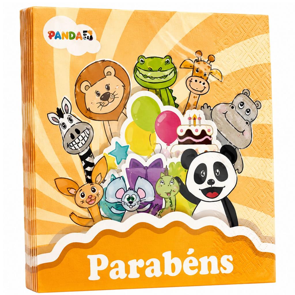 Guardanapos Panda e os Animais, 20 unid.