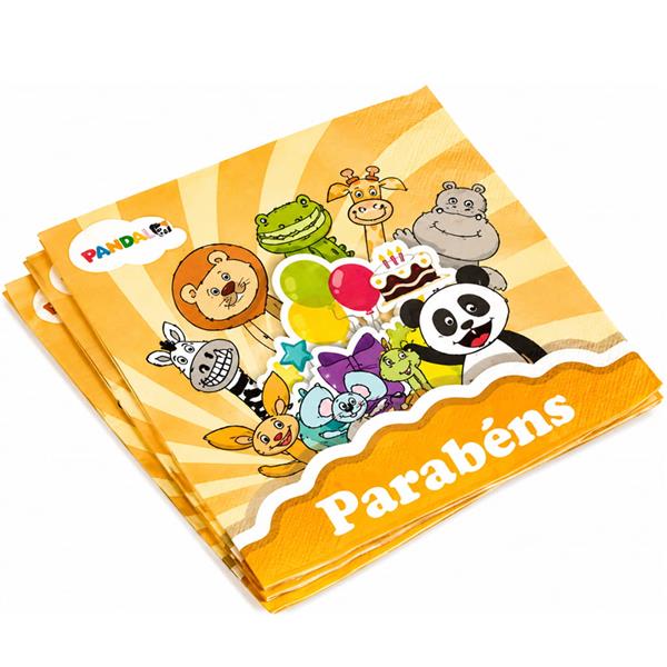 Guardanapos Panda e os Animais, 20 unid.