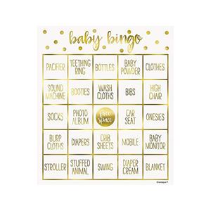 Jogo do Bingo Baby Shower, 8 unid.