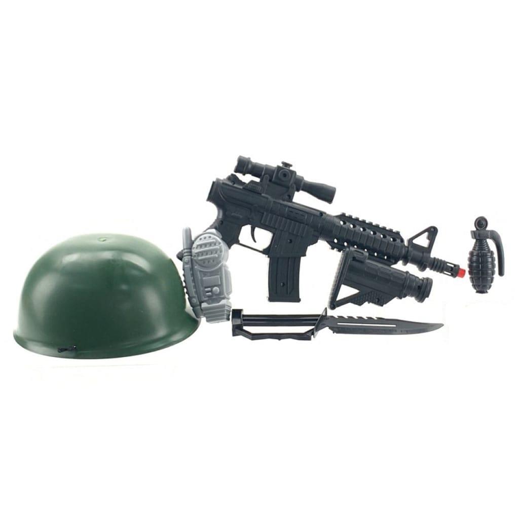 Kit Acessórios e Capacete Militar, Criança Kit Acessórios e Capacete Militar, Criança