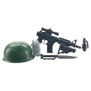 Kit Acessórios e Capacete Militar, Criança