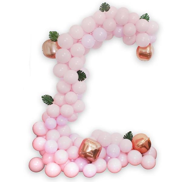 Kit Arco 120 Balões Rosa