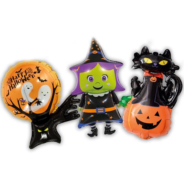 Kit Balões Bruxa e os Amigos Halloween