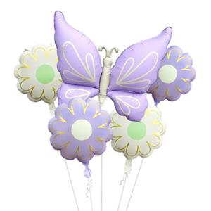 Kit Balões Flores e Borboleta
