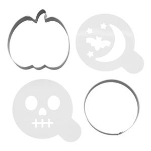 Kit Cortadores e Stencils de Halloween