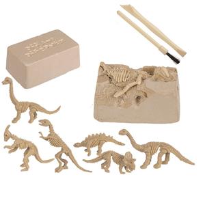 Kit Escavação Mini Esqueleto de Dinossauro