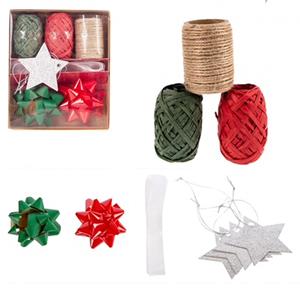 Kit Fitas, Laços e Etiquetas para Presentes