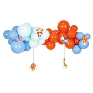 Kit Grinalda Balões Animais da Selva