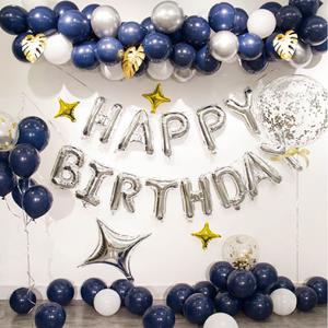 Kit Grinalda com Balões Happy Birthday