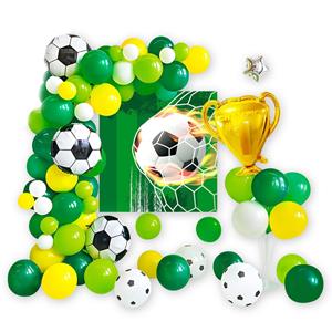 Kit Grinalda de Balões com Poster Futebol