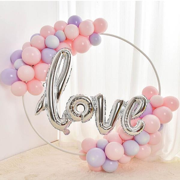 Kit Grinalda Love com Balões Pastel