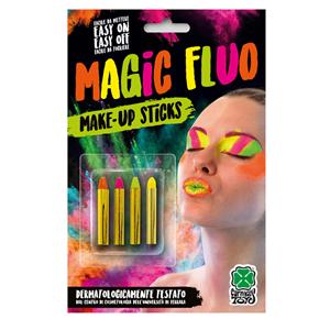 Kit Mini Lápis Fluorescentes para Pintura Facial, 4 unid.