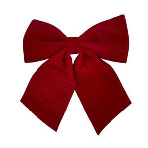 Laço Vermelho Aveludado Decorativo