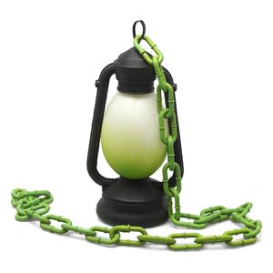 Lanterna Decorativa com Corrente Verde, 25 cm