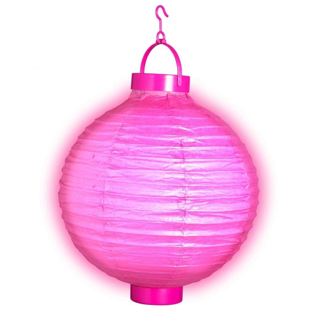 Lanterna Luminosa Rosa, 30 cm