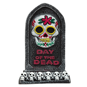 Lápide Dia dos Mortos, 13 x 8 Cm