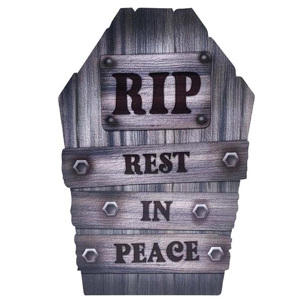 Lápide RIP Rest In Peace, 56 cm