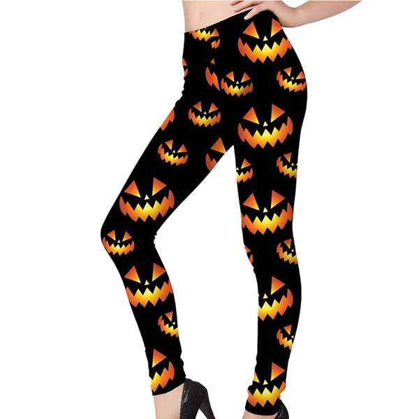 Leggings Abóboras Maléficas, Adulto Leggings Abóboras Maléficas, Adulto