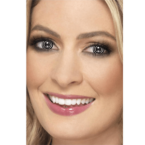 Lentes Efeitos Especiais Espiral Pretas