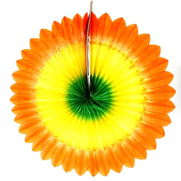 Leque Decorativo Tricolor Sortido, 50cm