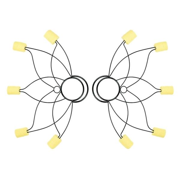 Leques de Fogo Flor de Lótus 5 Pontas