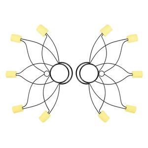 Leques de Fogo Flor de Lótus 5 Pontas