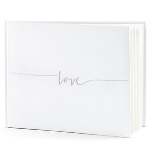 Livro de Assinaturas Love Prateado