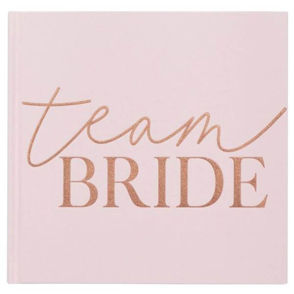 Livro de Assinaturas Team Bride Rosa