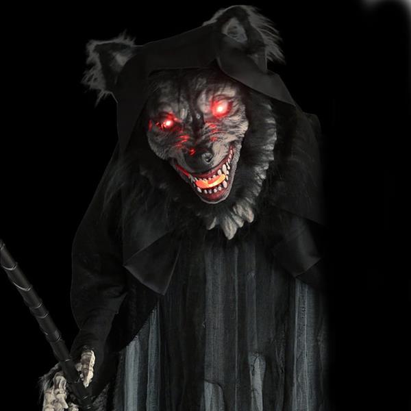 Lobo do Terror com Luz, Som e Movimento, 1,70 mt