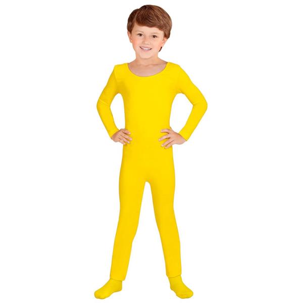 Fato Maillot Elástico Amarelo, Criança